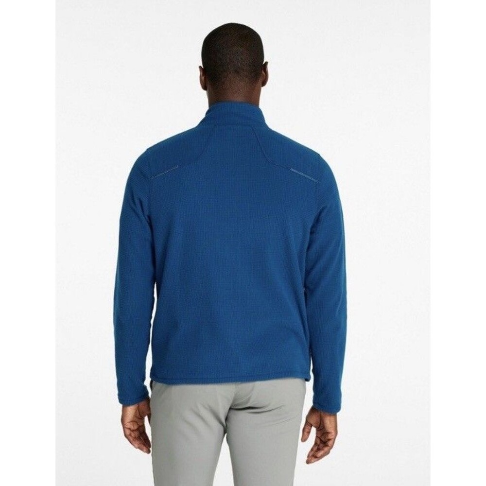 L.L. Bean Pathfinder Performance Fleece Jacket Full Zip‎ Blue Mens Size LG Tall - Picture 3 of 12